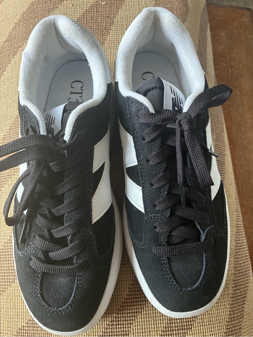 New Balance Black and White Women's Athletic Sneakers